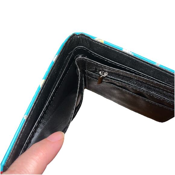 Animal Crossing Characters Teal 4.5" Bi-Fold Wallet -Gamercore Update ACNH Fun - Picture 4 of 7